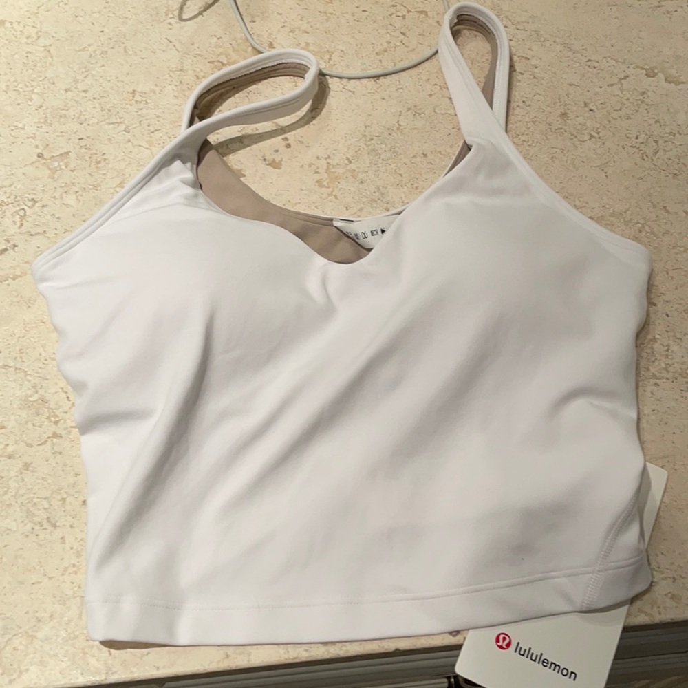 White Lululemon White Align Tank Top